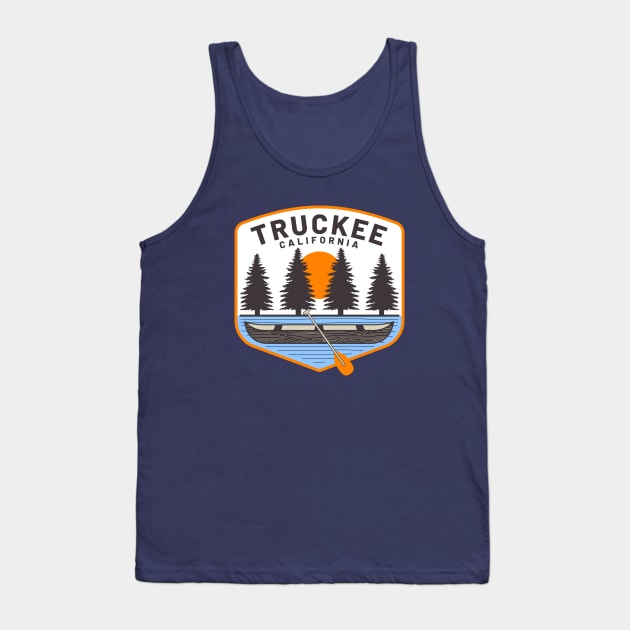 Truckee California Tank Top by TravelBadge